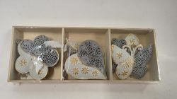 Bild von Set aus 6 dekorativen Metall-Anhängern