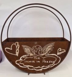 Picture of Rostiger Pflanzkorb