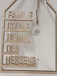 Bild von Deko-Hänger Haus "Familie"