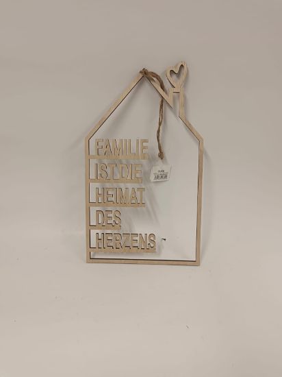 Picture of Deko-Hänger Haus "Familie"