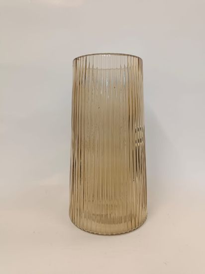 Picture of Elegante gerippte Zylinder-Vase