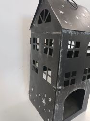 Bild von Charmante Shabby-Chic-Metalllaterne