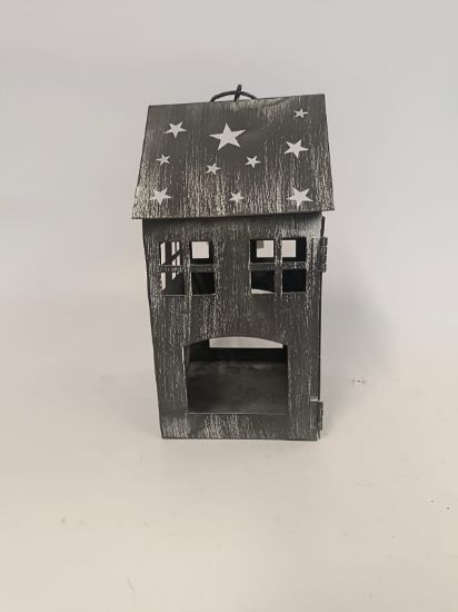 Bild von Charmante Shabby-Chic-Metalllaterne