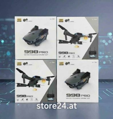 Bild von Drohne 998 PRO ein kompaktes und faltbares Drohnen-Set.